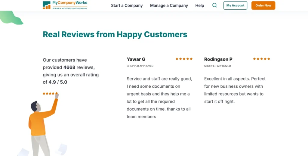 MyCompanyWorks - User Reviews
